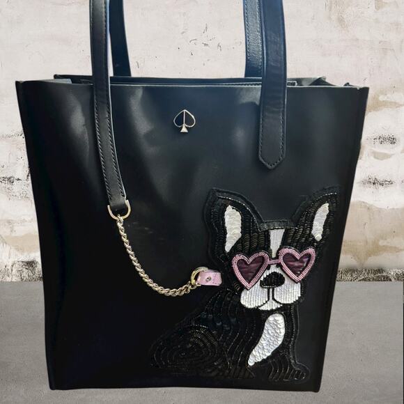 Kate Spade New York Kitt Francois Large North South Tote + Wallet + Charm - Picture 4 of 13